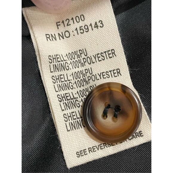 NWT Anthropologie FRNCH x Gisette Faux Leather Quilted Vest Size OS retail $150 - Picture 12 of 14